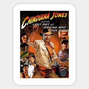 Chindiana Jones Sticker